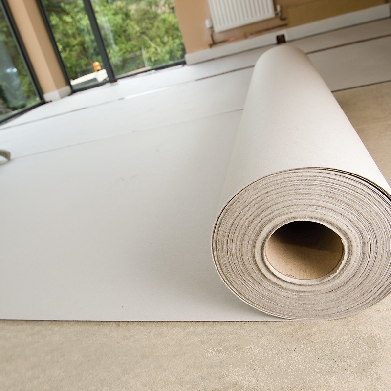 Construction Finished Floor Protection Paper , 317sqft Construction Floor Covering